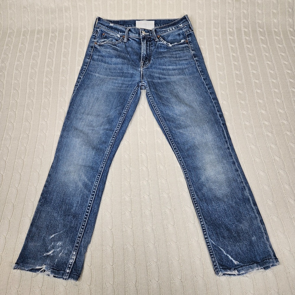 Mother Superiop The Flirt Chew My Soul to Keep Distressed Jean Sz 25 Hemmed leg